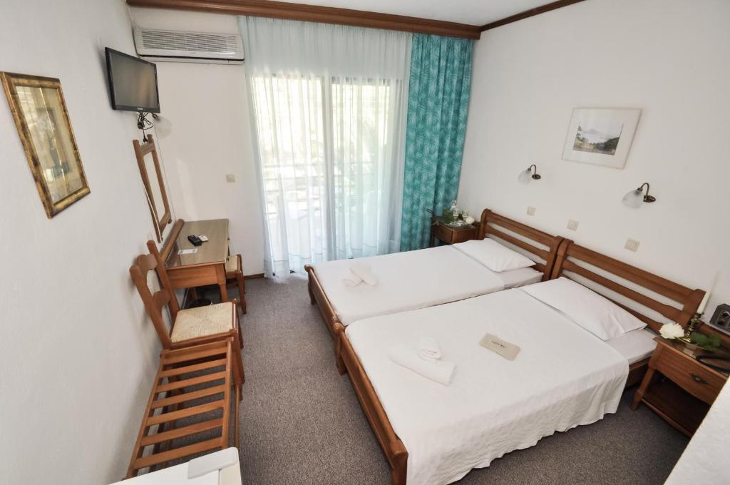 Vlachogiannis Hotel Prínos Exterior foto